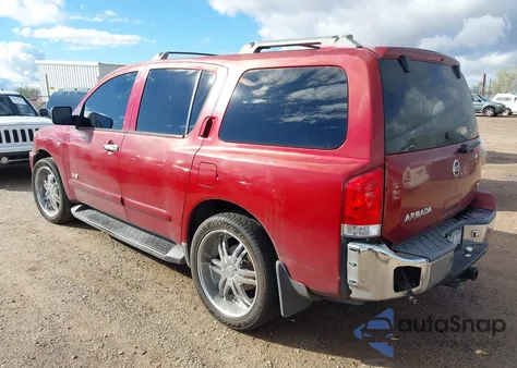 2007 Nissan Armada Se from USA, damaged, VIN 5N1AA08A97N709923